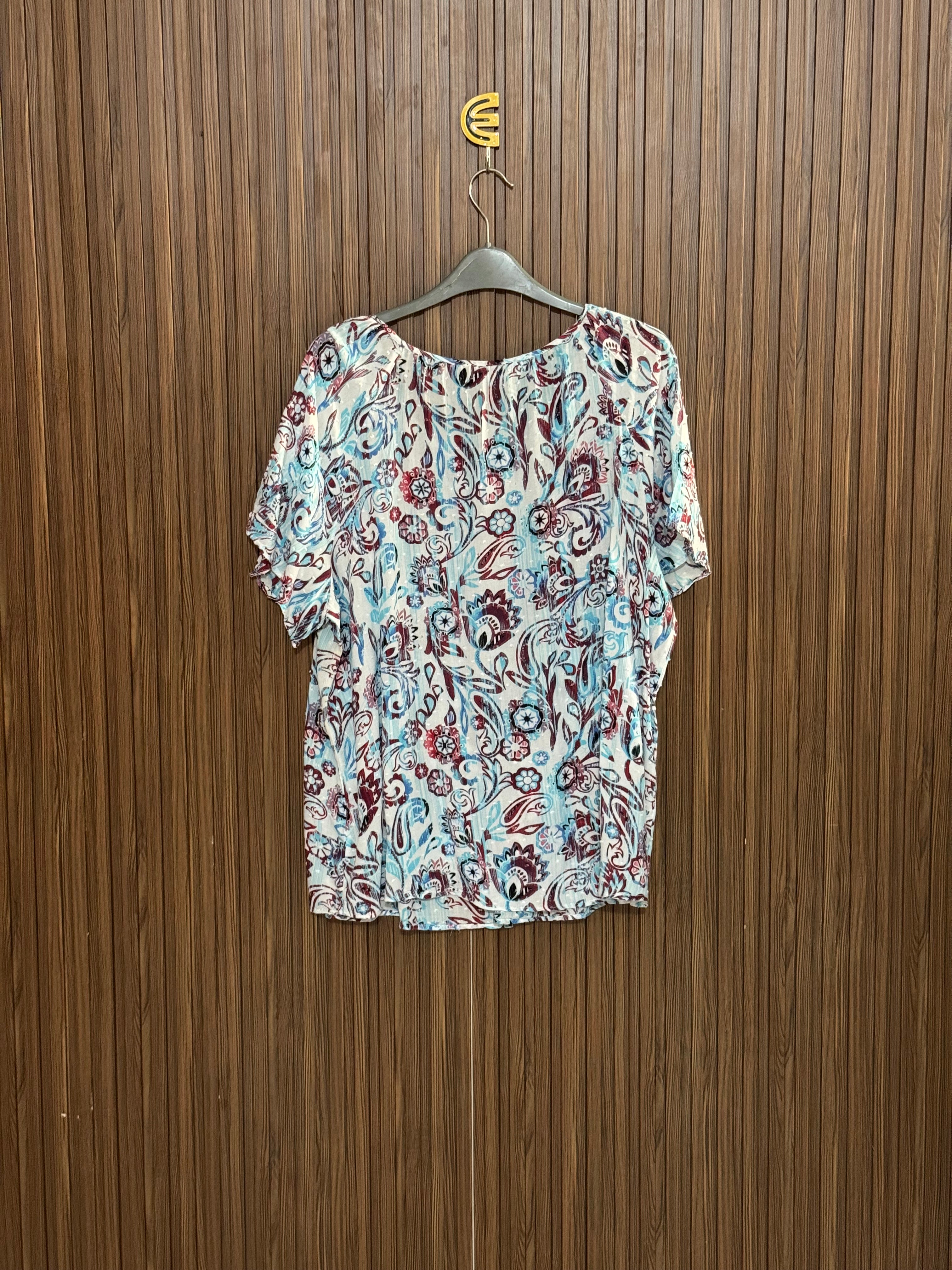 Chest 22 length 27 Fabric Nylon Paisley Print
