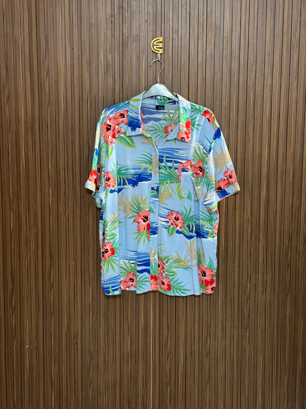 Chest 24 length 28 Fabric Nylon Tropical Print
