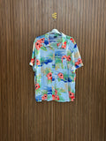 Chest 24 length 28 Fabric Nylon Tropical Print