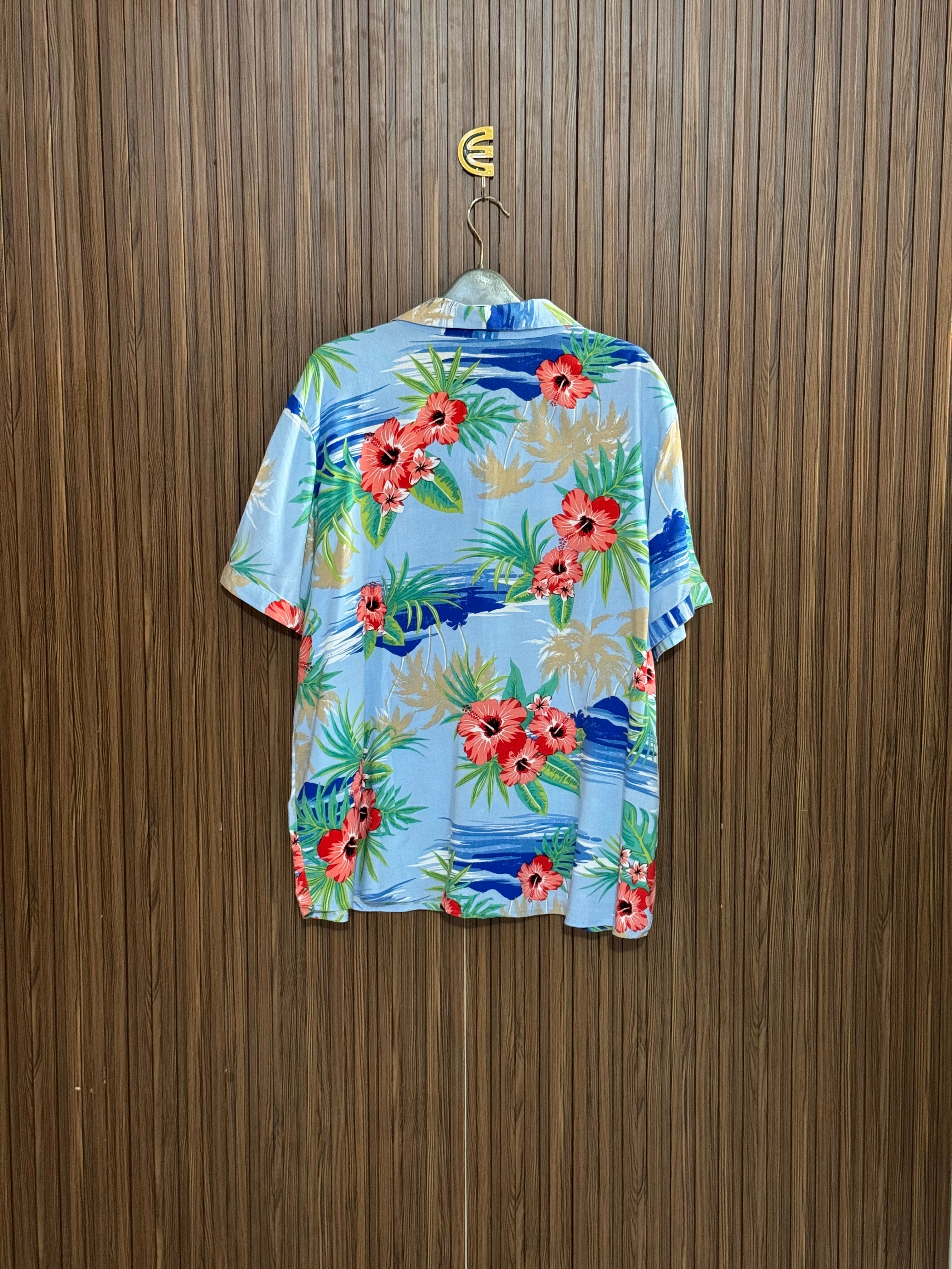 Chest 24 length 28 Fabric Nylon Tropical Print