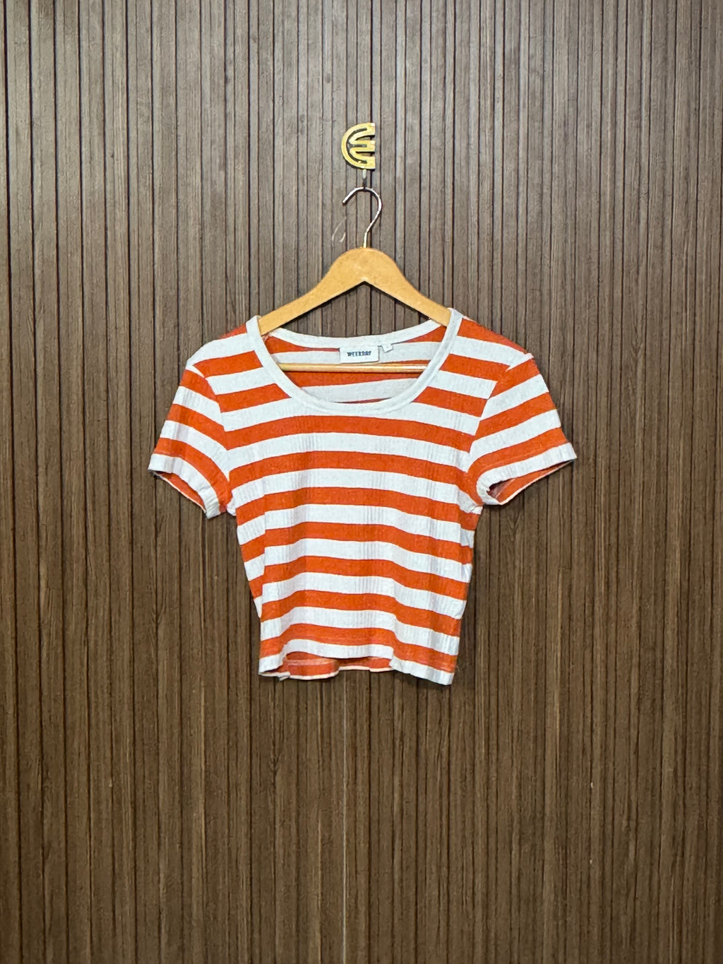 Chest 16 Length 17 Sofia Rib crop top