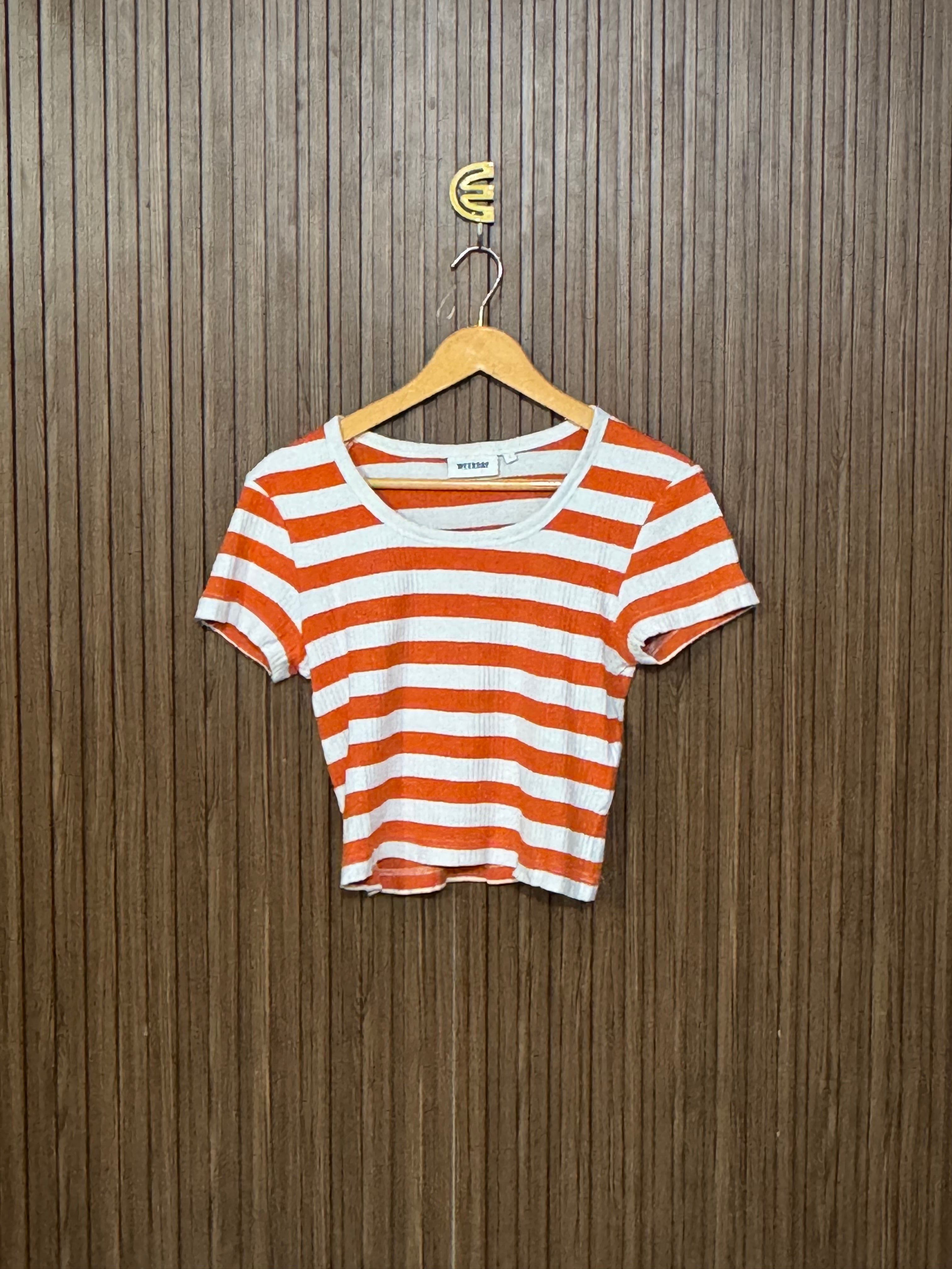 Chest 16 Length 17 Sofia Rib crop top