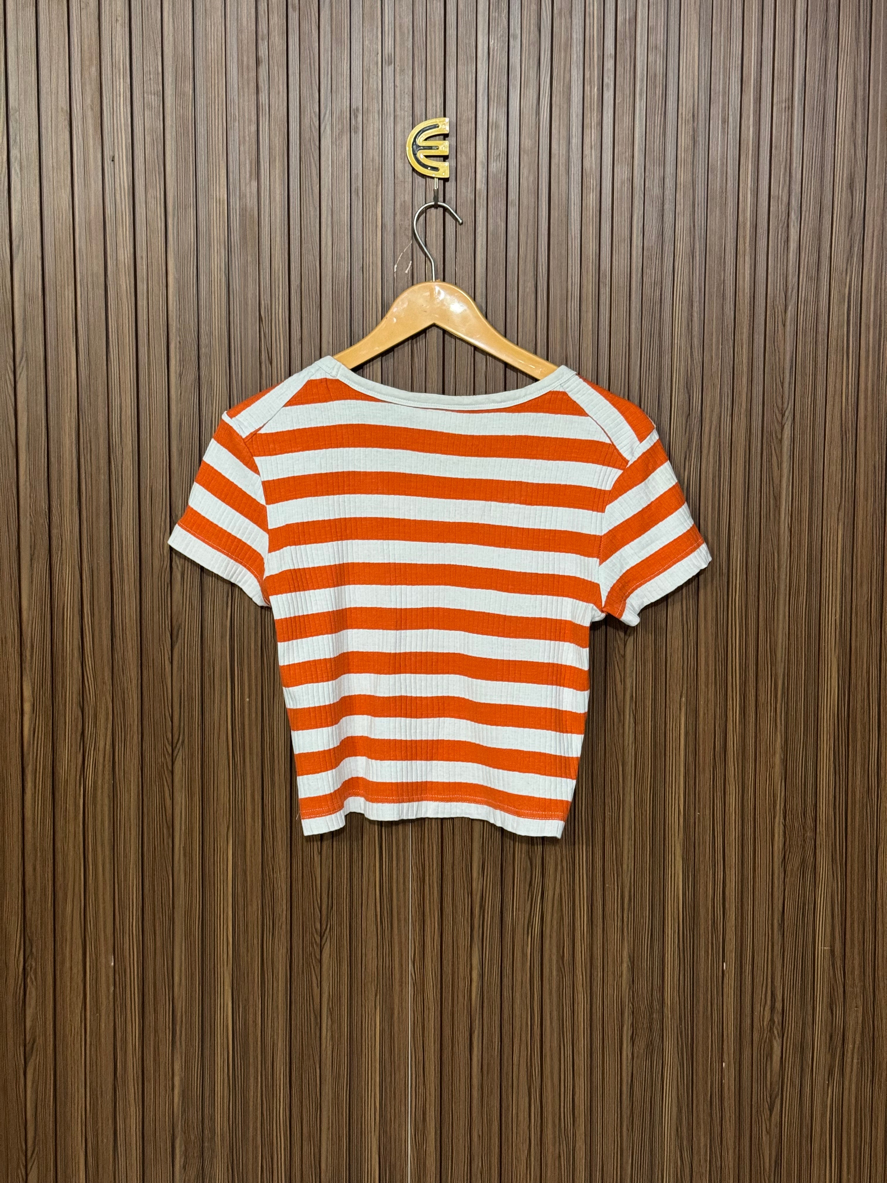 Chest 16 Length 17 Sofia Rib crop top