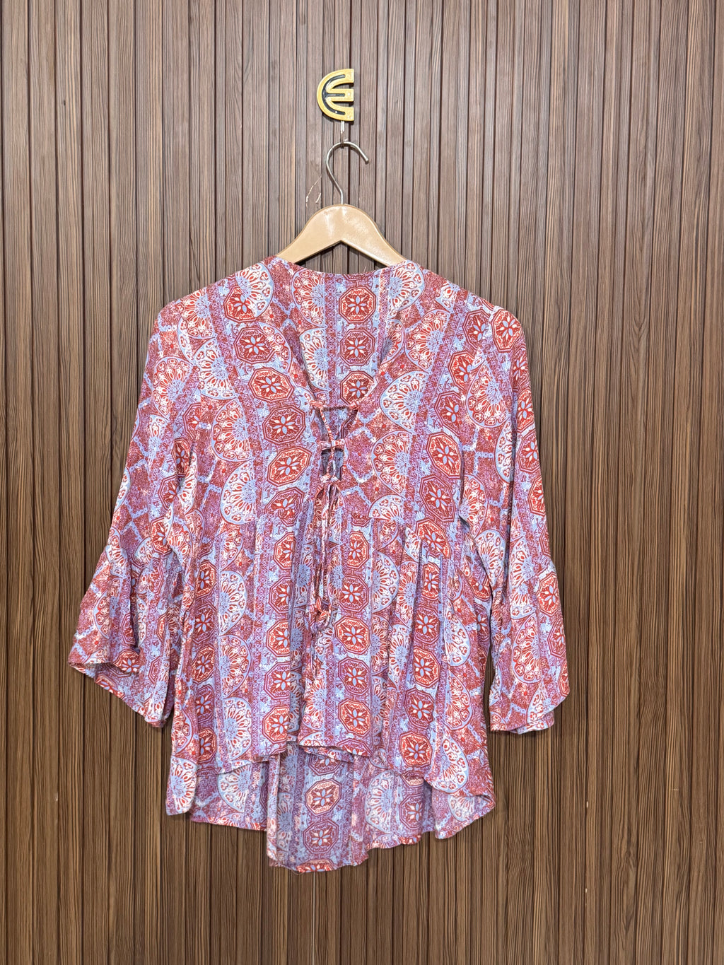 Chest 19 Length 24 Fabric Silk Simple Top