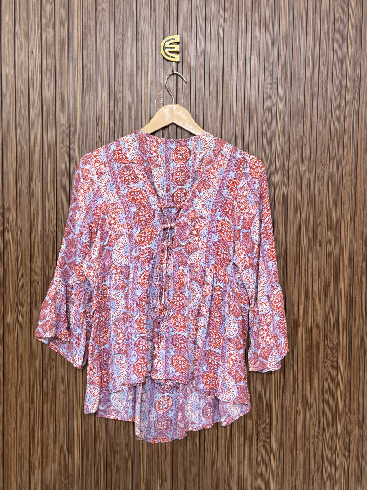 Chest 19 Length 24 Fabric Silk Simple Top
