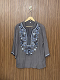 Chest 19 Length 26 Fabric Shifon Chic Top