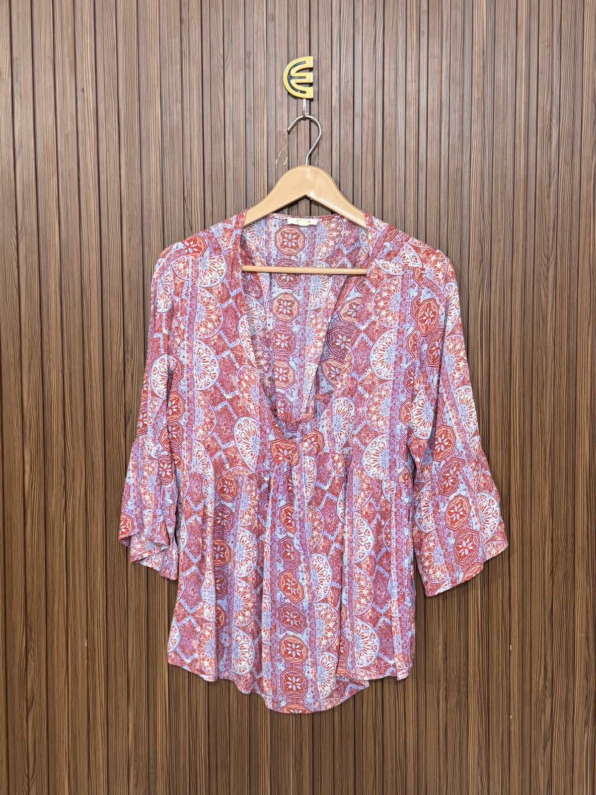 Chest 19 Length 24 Fabric Silk Simple Top