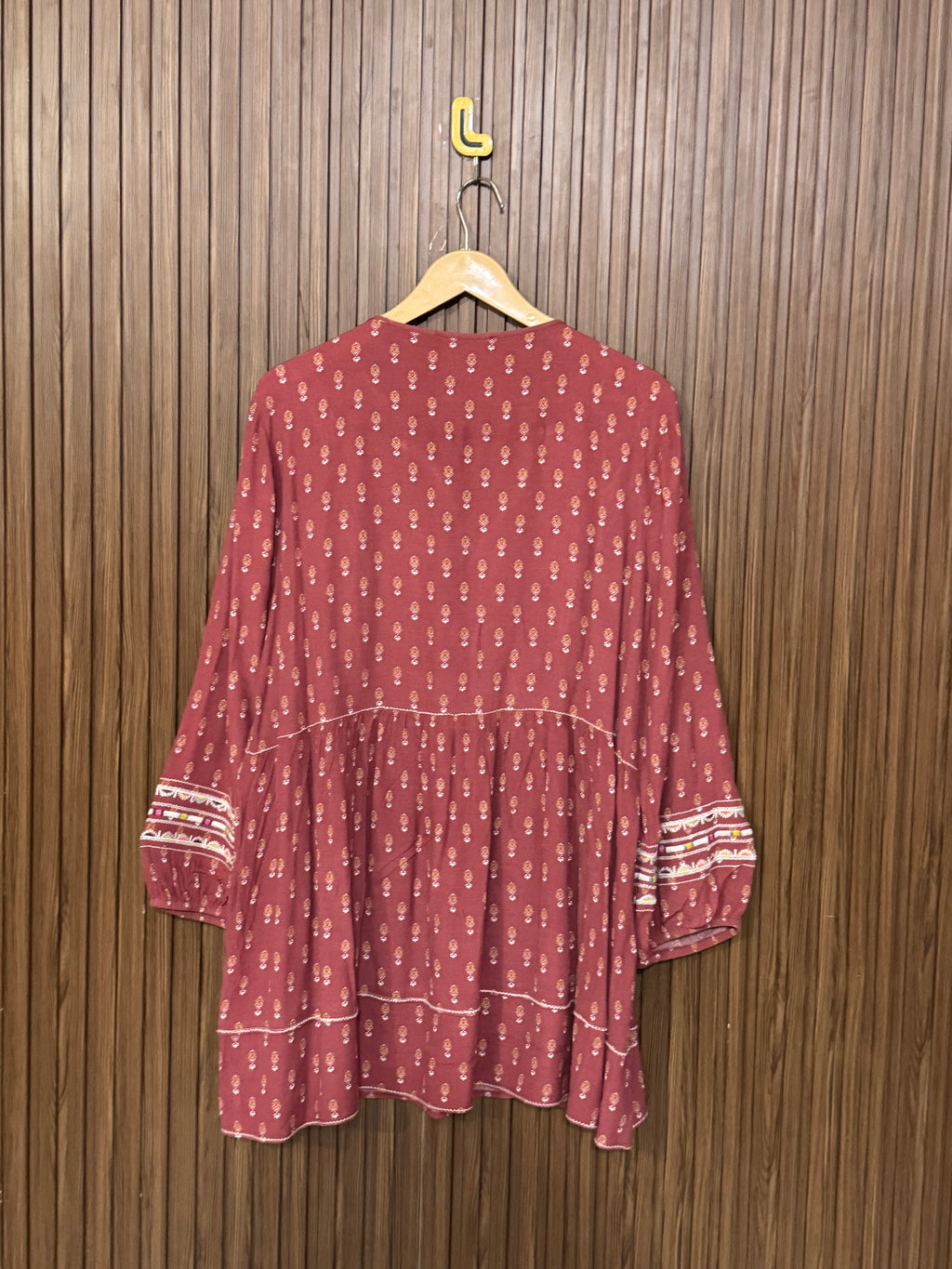 Chest 22 Length 30 Fabric Silk Shifon Knit Full Sleeves