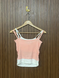 Chest 11 Length 16 Fabric Elastic Basic Crop
