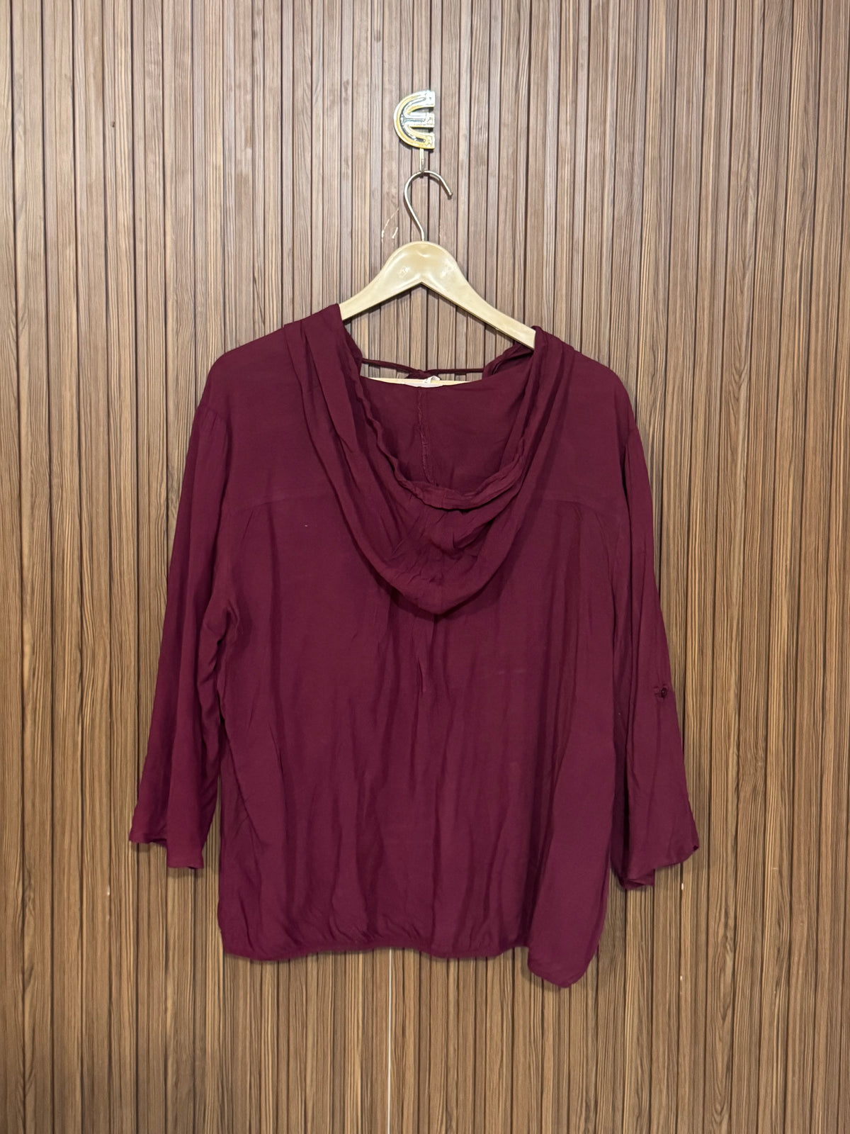 Chest 23 Length 25 Fabric Silk Elegant Top