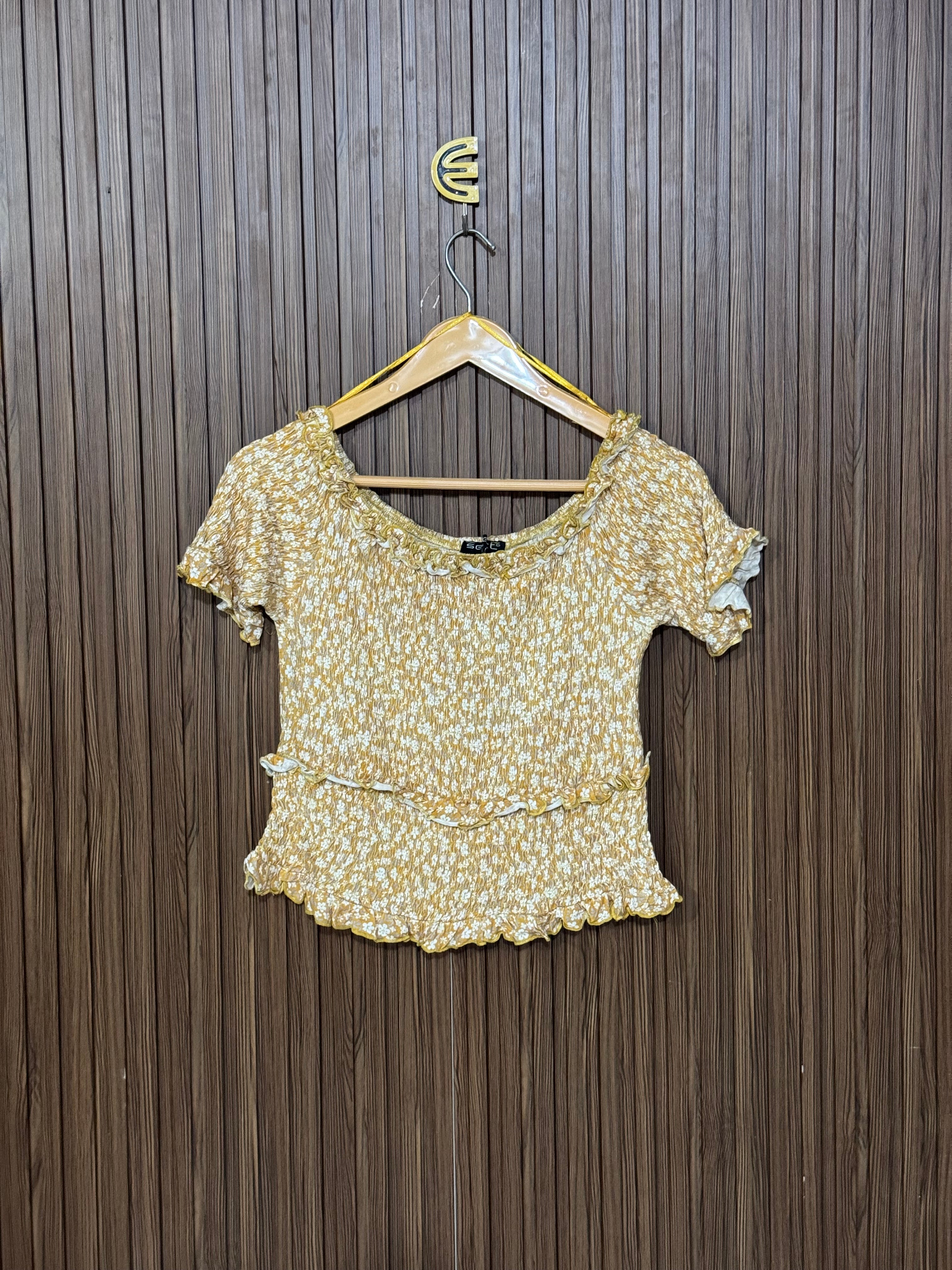 Chest 15 Length 17 Zara Rib Crop Top