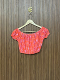 Chest 14 Length 12 Pearl Chic Crop Top