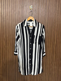 Chest 18 Length 32 Fabric Silk Graphic Top