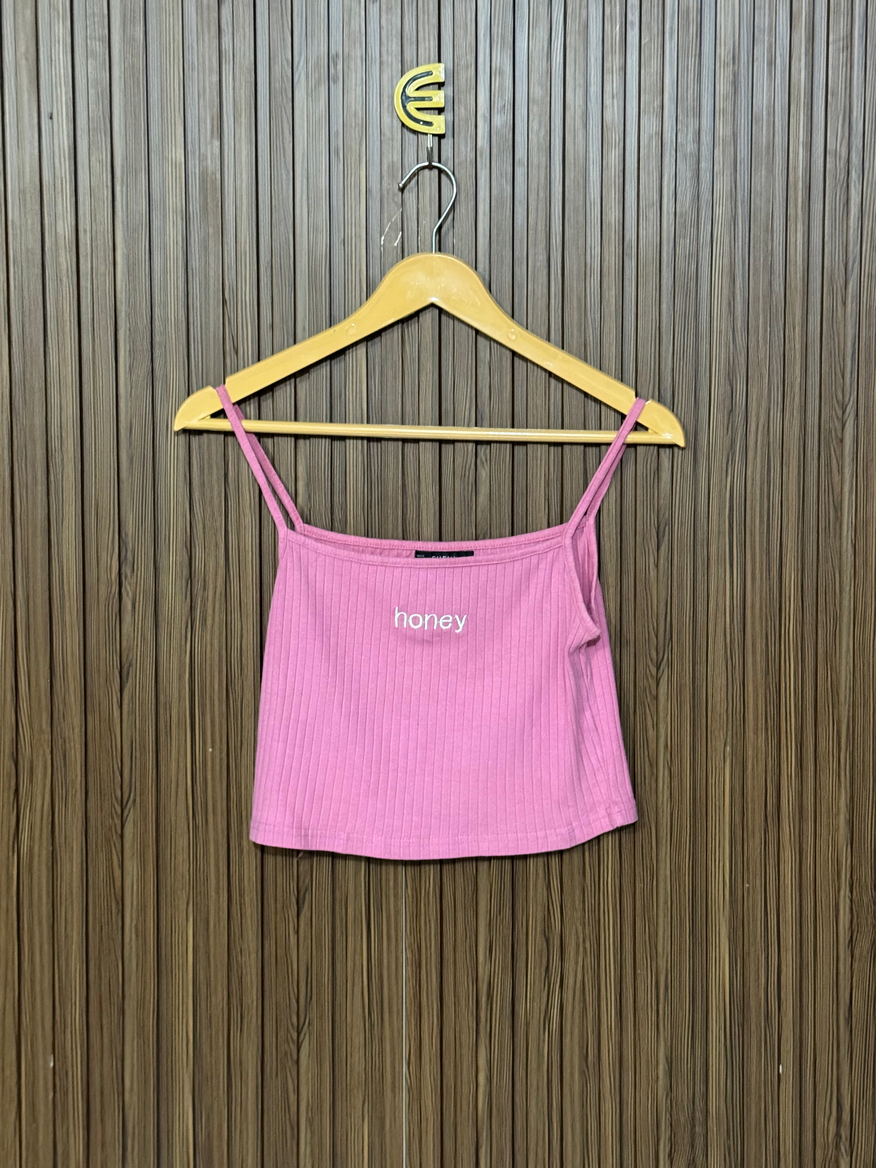 Chest 14 Length 14 honey Crop Top