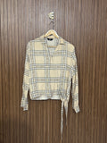Chest 20 Length 20 Fabric Silk Shifon Abstract Top