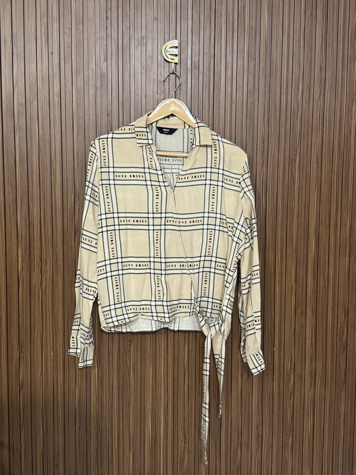 Chest 20 Length 20 Fabric Silk Shifon Abstract Top