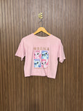 Chest 17 Length 17 Stitch Pink