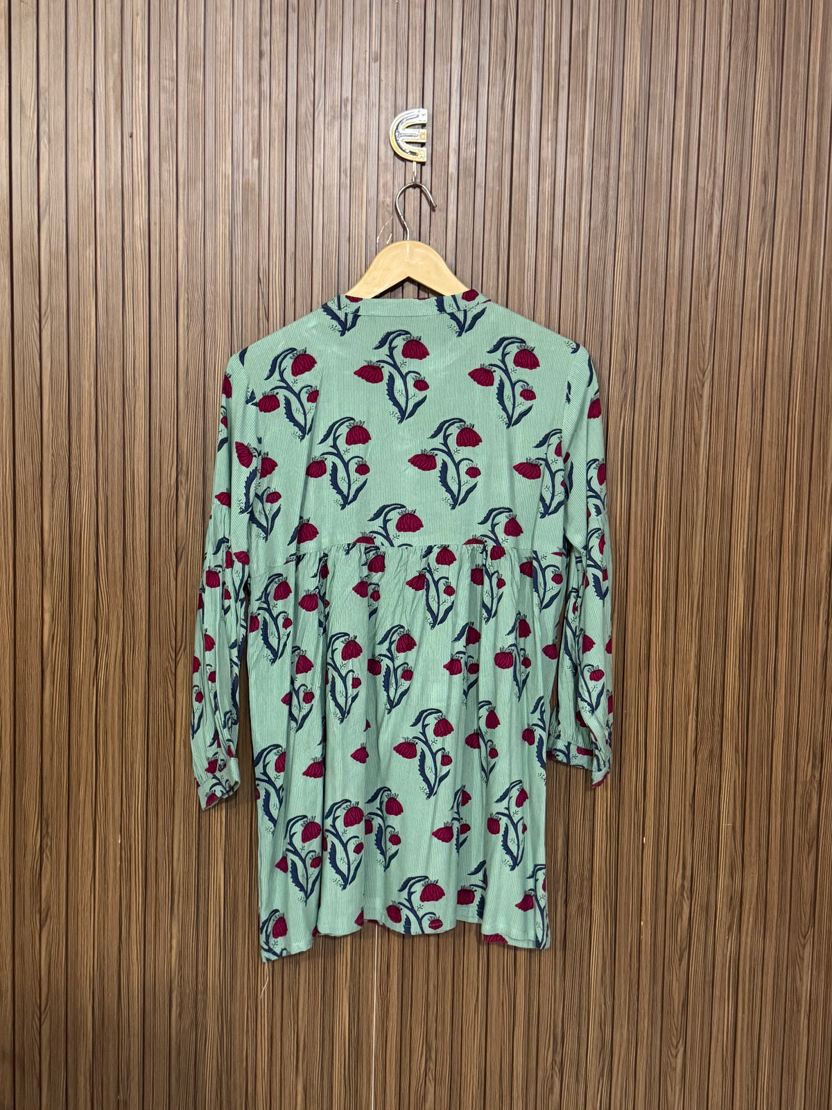 Chest 20 Length 20 Fabric Silk Button Top