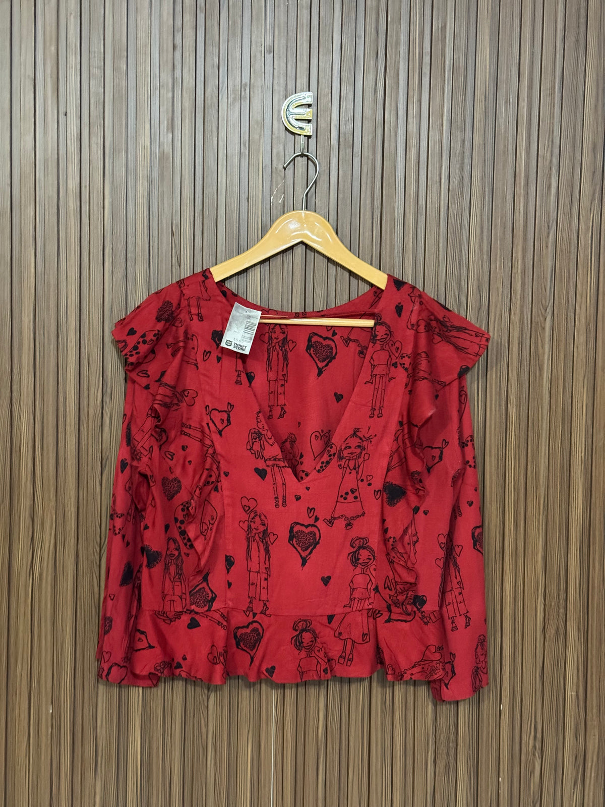 Chest 19 Length 19 Fabric Silk Party Top