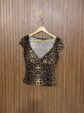 Chest 17 Length 18 Fabric Silk V Neck