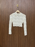 Chest 14 Length 12 Fabric Net Floral Lace