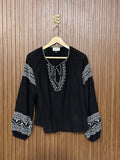 Chest 23 Length 20 Fabric Silk Modern Top